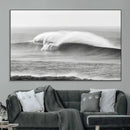 Monochrome Seascape Wall Art Canvas Print – Framed Surf Wave by MyGreatCanvas | Canvas Wall Art Prints | Photo Prints & Wall Decor