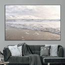 Ocean Waves Wall Art Canvas Print – Framed Coastal Shoreline by MyGreatCanvas | Canvas Wall Art Prints | Photo Prints & Wall Decor