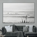 Surfer Silhouette Wall Art Canvas Print – Framed Calm Ocean by MyGreatCanvas | Canvas Wall Art Prints | Photo Prints & Wall Decor