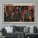 Modern Japanese Wall Art Canvas Print – Framed Abstract