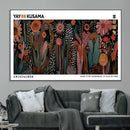 Modern Japanese Wall Art Canvas Print – Framed Abstract