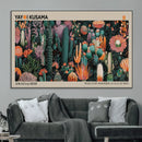 Yayoi Kusama Art Print Canvas – Abstract Mount Fuji Japanese