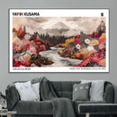 Modern Japanese Wall Art Canvas Print – Framed Abstract