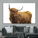 Highland Cow Wall Art Canvas Print – Framed Farmhouse Rustic by MyGreatCanvas | Canvas Wall Art Prints | Photo Prints & Wall Decor