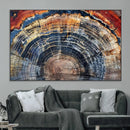 Tree Rings Wall Art Canvas Print – Framed Petrified Wood by MyGreatCanvas | Canvas Wall Art Prints | Photo Prints & Wall Decor