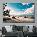 Tropical Beach Wall Art Canvas Print – Framed Ocean Waves by MyGreatCanvas | Canvas Wall Art Prints | Photo Prints & Wall Decor