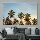 Palm Trees Wall Art Canvas Print – Framed Tropical Vibes