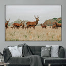 Rustic Deer Wall Art Canvas Print – Autumn Forest Woodland