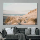 Beach Landscape Wall Art Canvas Print – Framed Sand Dune