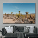 Joshua Tree Wall Art Canvas Print – Framed Desert Landscape