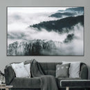 Foggy Forest Landscape Wall Art Canvas Print – Misty by MyGreatCanvas | Canvas Wall Art Prints | Photo Prints & Wall Decor