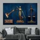 Lady Justice Wall Art Canvas Print – Elegant Gold Legal by MyGreatCanvas | Canvas Wall Art Prints | Photo Prints & Wall Decor