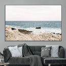 Coastal Ocean View Wall Art Canvas Print – Serene Rocky by MyGreatCanvas | Canvas Wall Art Prints | Photo Prints & Wall Decor