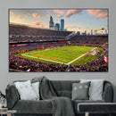 Chicago Bears Soldiers Field Wall Art Canvas Print – Framed