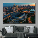 Chicago Bears Soldiers Field Wall Art Canvas Print – Framed