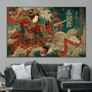 Tsukioka Yoshitoshi Samurai Wall Art – Japanese Katana by MyGreatCanvas | Canvas Wall Art Prints | Photo Prints & Wall Decor