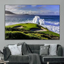 Ocean Waves Crashing Wall Art Canvas Print – Dramatic Rocky by MyGreatCanvas | Canvas Wall Art Prints | Photo Prints & Wall Decor