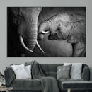 Elephant Family Wall Art Canvas, Framed Elephant Family by MyGreatCanvas | Canvas Wall Art Prints | Photo Prints & Wall Decor