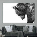 Black and White Grizzly 399 Bear Canvas Print Wall Art | by MyGreatCanvas | Canvas Wall Art Prints | Photo Prints & Wall Decor