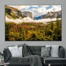 Half Dome Yosemite Canvas Wall Art – Majestic Triptych