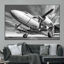 Vintage Airplane on Runway Canvas Print by MyGreatCanvas | Canvas Wall Art Prints | Photo Prints & Wall Decor