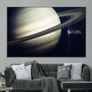 Framed Saturn Wall Art Canvas Print