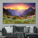 Mountain and Spring Wall Art Canvas Print by MyGreatCanvas | Canvas Wall Art Prints | Photo Prints & Wall Decor