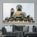 Buddha Statue Wall Art Canvas Print