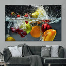 Kithen Vegetables World Wall Art Canvas Print