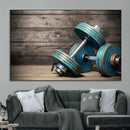 Dambell and Sport Wall Art Canvas Print by MyGreatCanvas | Canvas Wall Art Prints | Photo Prints & Wall Decor