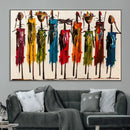 Abstract African Women Wall Art Canvas Print by MyGreatCanvas | Canvas Wall Art Prints | Photo Prints & Wall Decor