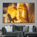 Gold Buddha Statue Hands Wall Art Canvas Print by MyGreatCanvas | Canvas Wall Art Prints | Photo Prints & Wall Decor