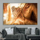 Buddha Statue Hands Wall Art Canvas Print by MyGreatCanvas | Canvas Wall Art Prints | Photo Prints & Wall Decor