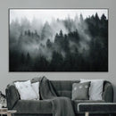 Foggy Forest Wall Art Canvas Print | 3 Panel Large Misty by MyGreatCanvas | Canvas Wall Art Prints | Photo Prints & Wall Decor