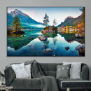 Crystal Clear Lake Wall Art | Mountains Wall Art Canvas | 3 by MyGreatCanvas | Canvas Wall Art Prints | Photo Prints & Wall Decor