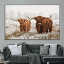 Longhorn Cattle Wall Art Canvas Print, Framed Farmhouse by MyGreatCanvas | Canvas Wall Art Prints | Photo Prints & Wall Decor