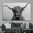 Texas Cow Wall Art Canvas, Texas Longhorn Cattle Canvas by MyGreatCanvas | Canvas Wall Art Prints | Photo Prints & Wall Decor