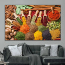 Herbs and Spices Art Canvas Print for Kitchen Kitchen,