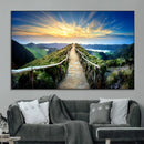 Mountain and Sunset Wall Art Canvas Print by MyGreatCanvas | Canvas Wall Art Prints | Photo Prints & Wall Decor