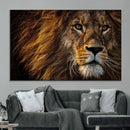 Mighty Lion Wall Art Canvas Print – Majestic Animal Portrait