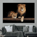 Lion Canvas Wall Art – Majestic Animal Print Artwork for by MyGreatCanvas | Canvas Wall Art Prints | Photo Prints & Wall Decor