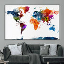 World Map Canvas Print – Detailed Map of the World Wall Art by MyGreatCanvas | Canvas Wall Art Prints | Photo Prints & Wall Decor