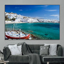 Santorini Wall Art Canvas Print