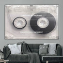 Vintage Cassette Tape Canvas Wall Art - Inspirational 'Life by MyGreatCanvas | Canvas Wall Art Prints | Photo Prints & Wall Decor