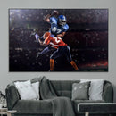 American Football Wall Art Canvas Print, Stadium Sport Wall