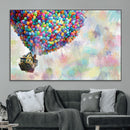 Up Pixar Poster, Look Up Pixar Wall Art, Up Pixar Canvas,