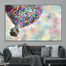 Up Pixar Poster, Look Up Pixar Wall Art, Up Pixar Canvas,