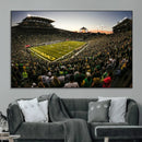 Oregon Stadium Canvas Wall Art - Captivating Game Day Scene