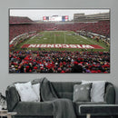 Wisconsin Badgers Team Print Canvas - Madison Camp Randall