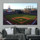 Colorado Rockies Coors Field Wall Art Canvas Print - MLB